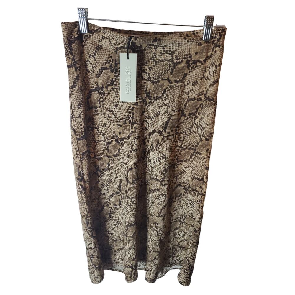Rachel Zoe Python Print Elastic Waist Skirt, NWT,… - image 1
